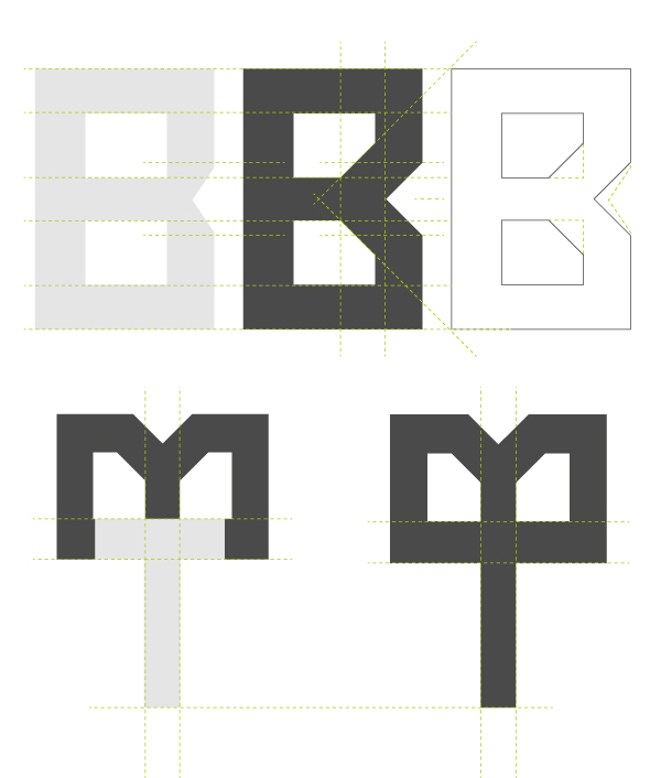 Betontischlerei Logo-Entwicklung